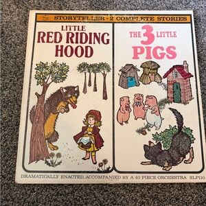 Storyteller: Little Red Riding Hood & The 3 Little Pigs Illustrated Record